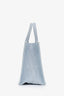 Christian Dior 2026 Blue Oblique Embroidery Lace Book Tote with Strap