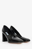Prada Black Patent Leather Square Toe Pumps Size 36.5