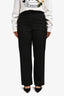 Maje Black Wool Tailored Pants Size 42