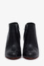 Christian Louboutin Black Leather Belle 100 Booties Size 38
