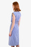 Frame Blue/White Striped Sleeveless Twist Dress Size XS