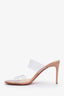 Christian Louboutin Nude PVC Just Nothing Heels Size 36.5