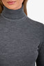 Thom Browne Grey Wool Turtleneck Sweater Size 38