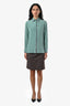 Etro Brown Wool Ruched Mini Skirt Size 40