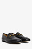 Gucci Black Leather Horsebit Loafers Size 37.5