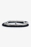 Hermès Black Leather Roulis Double Tour Wrap Bracelet