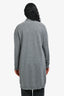 Vince Grey Cashmere Midi-Length Cardigan Size XS