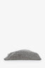 Alexander Wang Silver Satin Rhinestone Clutch
