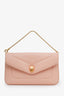 Bvlgari Pink Leather Serpenti Forever Chain Pochette