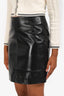 Dorothee Schumacher Black Patent Lambskin Leather Mini Skirt Estimated Size S