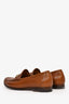 Gucci Brown Leather Horsebit Loafers Size 38.5