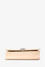 Pre-loved Chanel™ 2020 Cream Caviar CC Boy Wallet On Chain