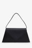 Loewe Black Calfskin Leather Triangle Shoulder Bag