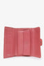 Pre-loved Chanel™ 2006-08 Pink Quilted Caviar Leather Long Wallet (Refurbished)