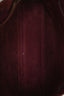 Prada Brown/Burgundy Patent Leather Canvas Logo Tote With Pouch