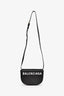 Balenciaga Black Grained Leather Extra Small Ville Day Crossbody Bag