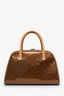 Louis Vuitton Brown Vernis Tompkins Square Top Handle Bag