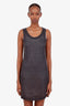 Brunello Cucinelli Grey Knit Monili Side Band Dress Size XS