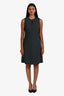 Theory Grey Wool Blend Mini Dress Size 4