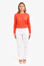 Agolde White Mid Rise Jeans Size 30