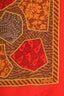 Givenchy Red/Orange Silk Scarf