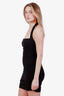 Reformation Black Cotton Halter Neck Dress Size S