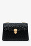 Bvlgari Black Crystal Serpenti Forever Small Crossbody Bag