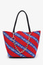 Alexander Wang Red Canvas Tote Bag with Chain