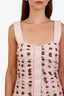 Zimmermann Pink Polka Dot Ruffled Mini Dress Size 1