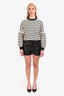 Rag & Bone Black Lambskin Leather High Waisted Shorts Size 8