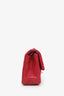 Pre-loved Chanel™ 2016-2017 Red Lambskin Mini Rectangular Flap Bag