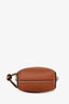 Loewe 2024 Brown Leather 'Gate Pocket' Crossbody Phone Holder Bag
