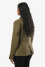 Alexandre Vauthier Army Green Denim Jacket Size 40