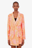 Boskemper Orange 'Shanghai' Blazer Mini Dress Size L