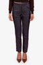 Hermès Vintage Navy Denim Mid-Rise Straight Leg Jeans Size 36