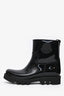 Moncler Black Ginette Rain Boots Size 41