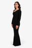 Roland Mouret Black Long Sleeve Maxi Dress Size 8 US