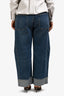 B Sides Blue Denim Relaxed 'Lasso' Cuffed Jeans Size 31