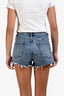 Agolde Blue Denim Distressed Cut-Off Shorts Size 27