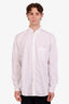Balenciaga White Logo on Back Button-Down Size 38 Men's