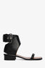 Celine Black Leather Wrap-Around Flats Size 9