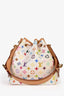 Louis Vuitton x Murakami 2010 White Monogram Petite Neo Bucket Bag