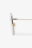 Christian Dior Pink/Gold Square Frame Sunglasses