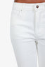 Anine Bing White Denim 'Roy' Straight Leg Flared Jeans Size 27