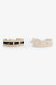 Christian Dior Beige Oblique Cotton Bracelet Set