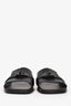Hermès Black Leather 'Gabriel' Sandals Size 39