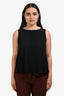 Nina Ricci Vintage Black Silk Tank Top Size 38