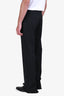 Gucci Black Wool Straight Leg Trousers Size 48