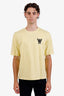 Hermès Yellow Cotton Logo T-Shirt Size S Mens
