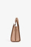 Max Mara Pink Leather 'Whitney' Top Handle with Strap
